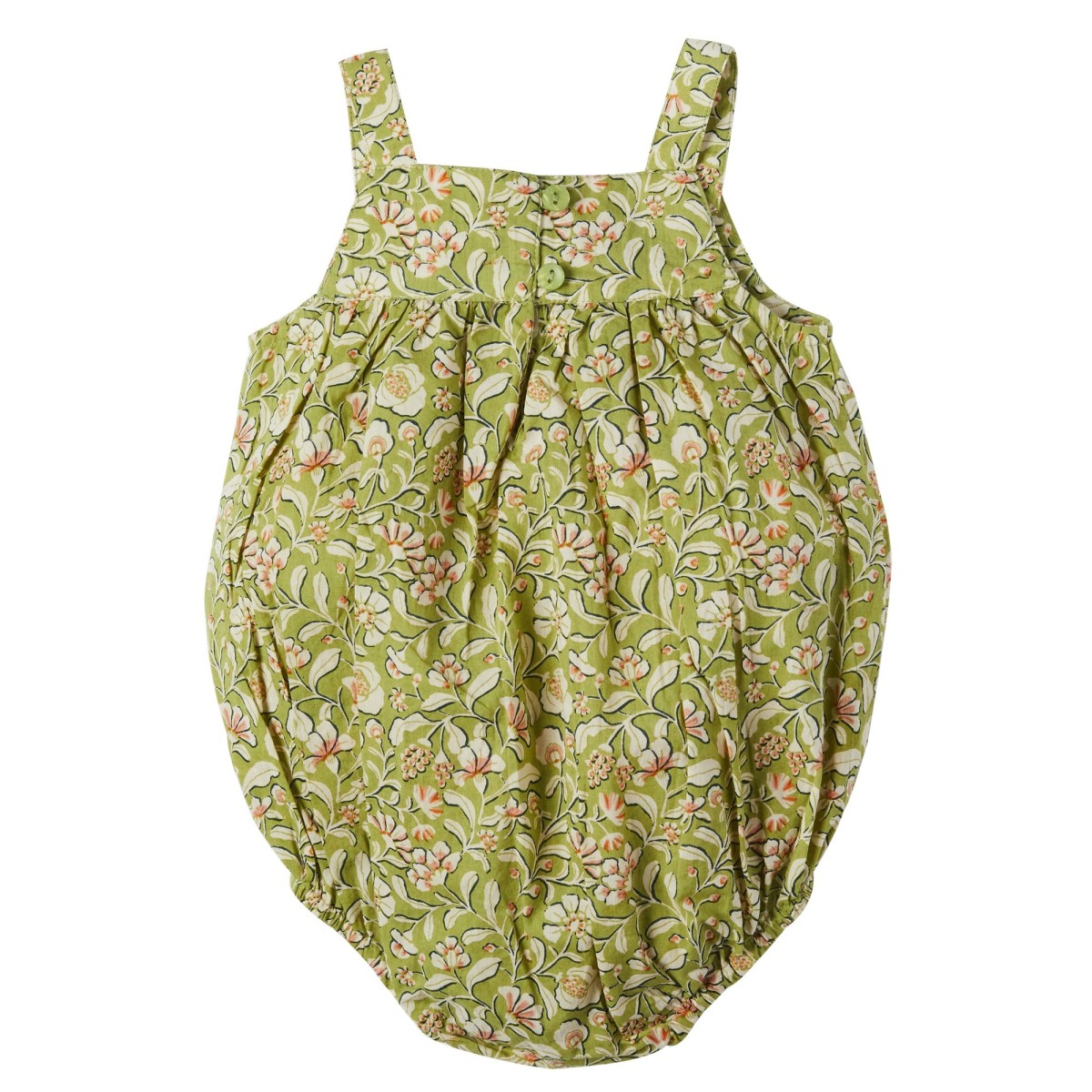Salopette Bohème Bébé Patty imprimée fleurs - Bonheur du Jour