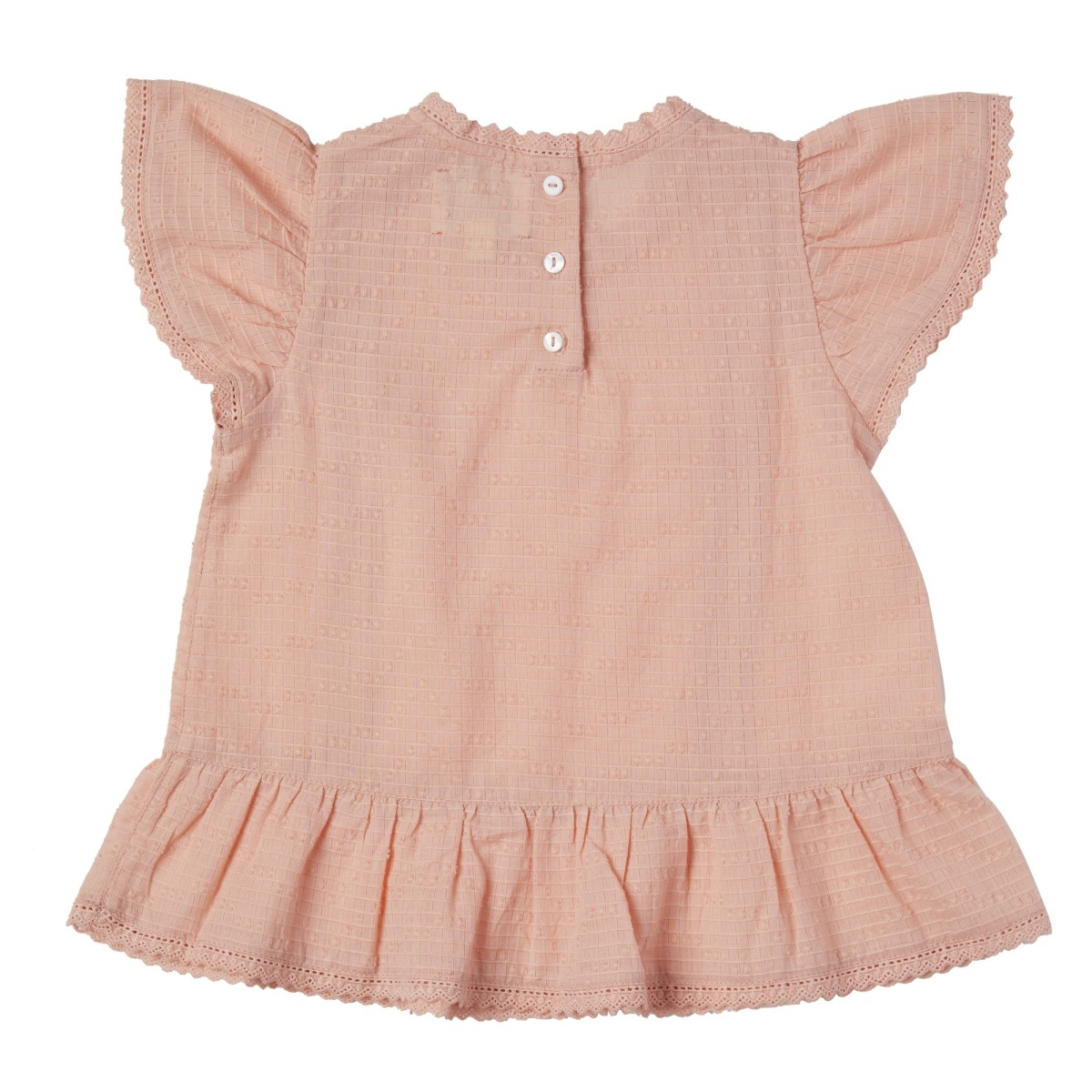 Blouse romantique fille avec ses volants pour swinger