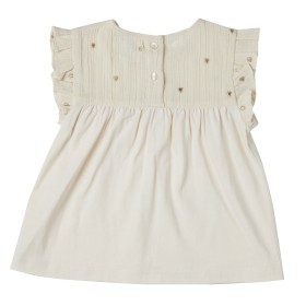 Tee shirt Girl Lelie Ecru/Rosée