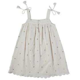 Girl Dress Armance Ecru/Rosée