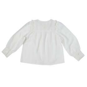 Blouse Fille Isla Blanc