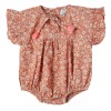 Baby Overall Moorea Corail/Ecru