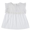 Tee-shirt Fille Lelie Blanc