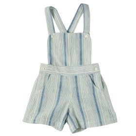 Overall Louis rayures Bleu/Ecru