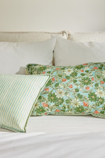 Cushion Cover Meera Blue Green