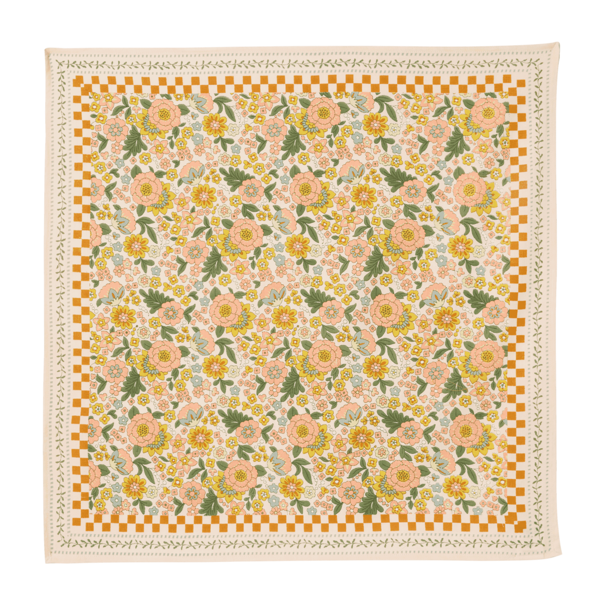 Foulard Indien Enfant - Amaia Rose/Corail - Bonheur du Jour