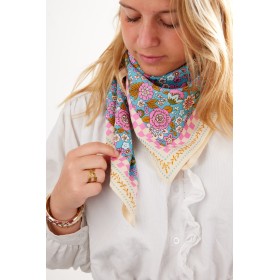 Foulard Indien - Amaia Turquoise