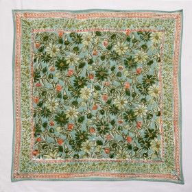 Foulard Indien - Meera Blue Green