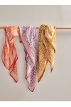 Small Indian Scarf - Iris Olive