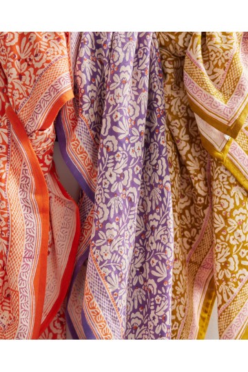 Indian Scarf Iris Olive