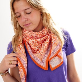 Indian Scarf Iris Clémentine