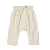 Pantalon bébé en velours Ecru