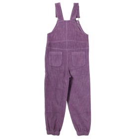 Velvet girl dungarees Violine