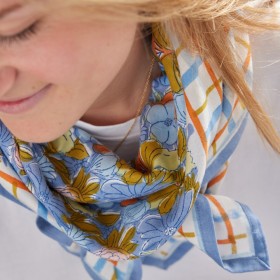 copy of Foulard Indien - Magic Garden Violine
