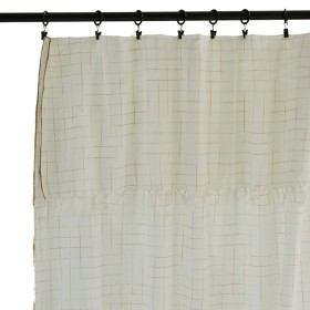 Curtain Kali - Checks Ecru/Curry
