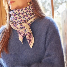 Indian Scarf - Isha Cassis