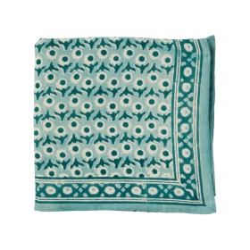 Indian Scarf - Isha Blue Green