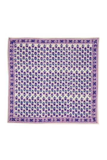 Small Indian Scarf - Awisha Cassis - Bonheur du Jour
