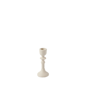 Candleholder Solar - 11 cm - Ecru