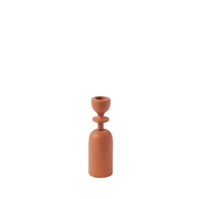 Candleholder Terra - 14 cm - Sienne