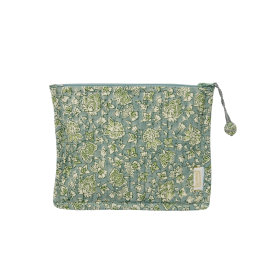 Small Pouch - Arushi Blue Green
