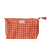Trousse de toilette - Vichy Rose/Terracotta