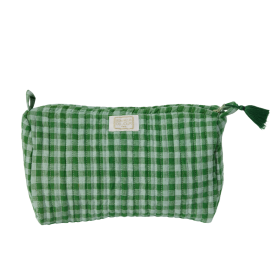 Trousse de toilette - Vichy Vert