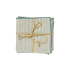 Set of 2 Table Mats - Rayures Blue Green