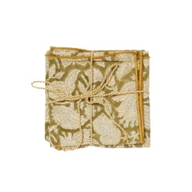 Lot de 2 Serviettes de Table - Chandra Kaki