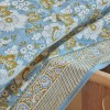 copy of Table Cloth Poppies Blue Green