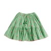 Skirt Albi - Green flowers