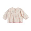 Blouse Carolyn - Fleurs rose pétale