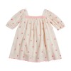 Robe Patty - Fleurs rose pétale