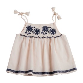 Top Corsia - Ecru rosé