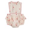 Romper Peony - Petal pink flowers