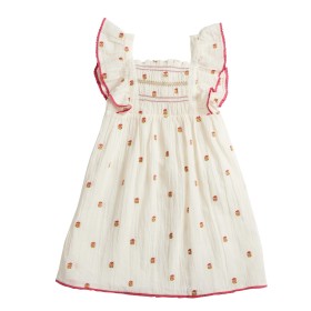 Robe Flore - Ecru