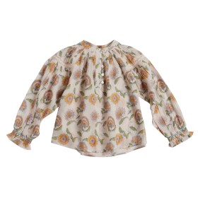Blouse Noura - Fleurs rose