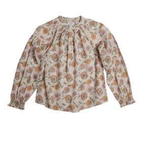 Blouse Noura Woman - Pink flowers