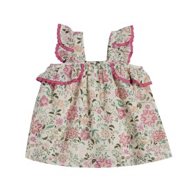 Top Ashley - Fleurs rose