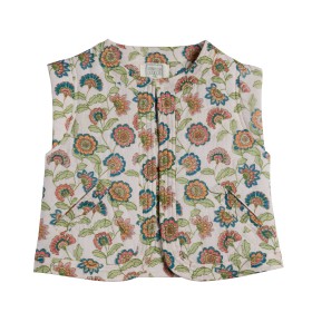 Sleveless vest Cherry - Pink/blue