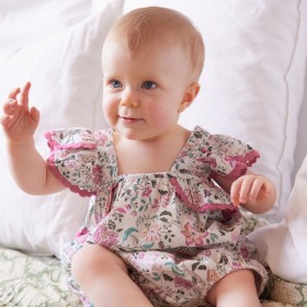 Top Ashley - Fleurs rose