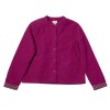 Girl quilted velvet jacket Cassis