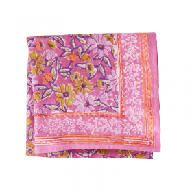 Foulard Indien - Meera Orchidée
