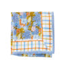 Foulard Indien - Magic Garden Pervenche