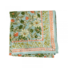 Foulard Indien - Meera Blue Green