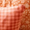 Cushion Cover - Vichy Rose/Terracotta