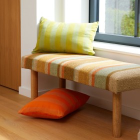 Cushion Cover - Stripes Orange