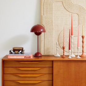 Candleholder Solar - 31 cm - Ecru