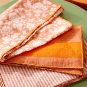 Lot de 2 Serviettes de Table - Arushi Pumpkin