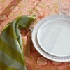 Set of 2 Table Mats - Larges Rayures Celery